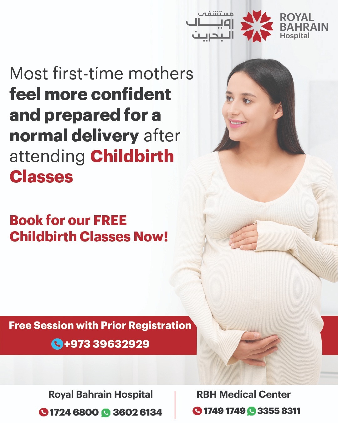 Free Antenatal Classes in Bahrain – Prepare for a Natural, Empowered Birth